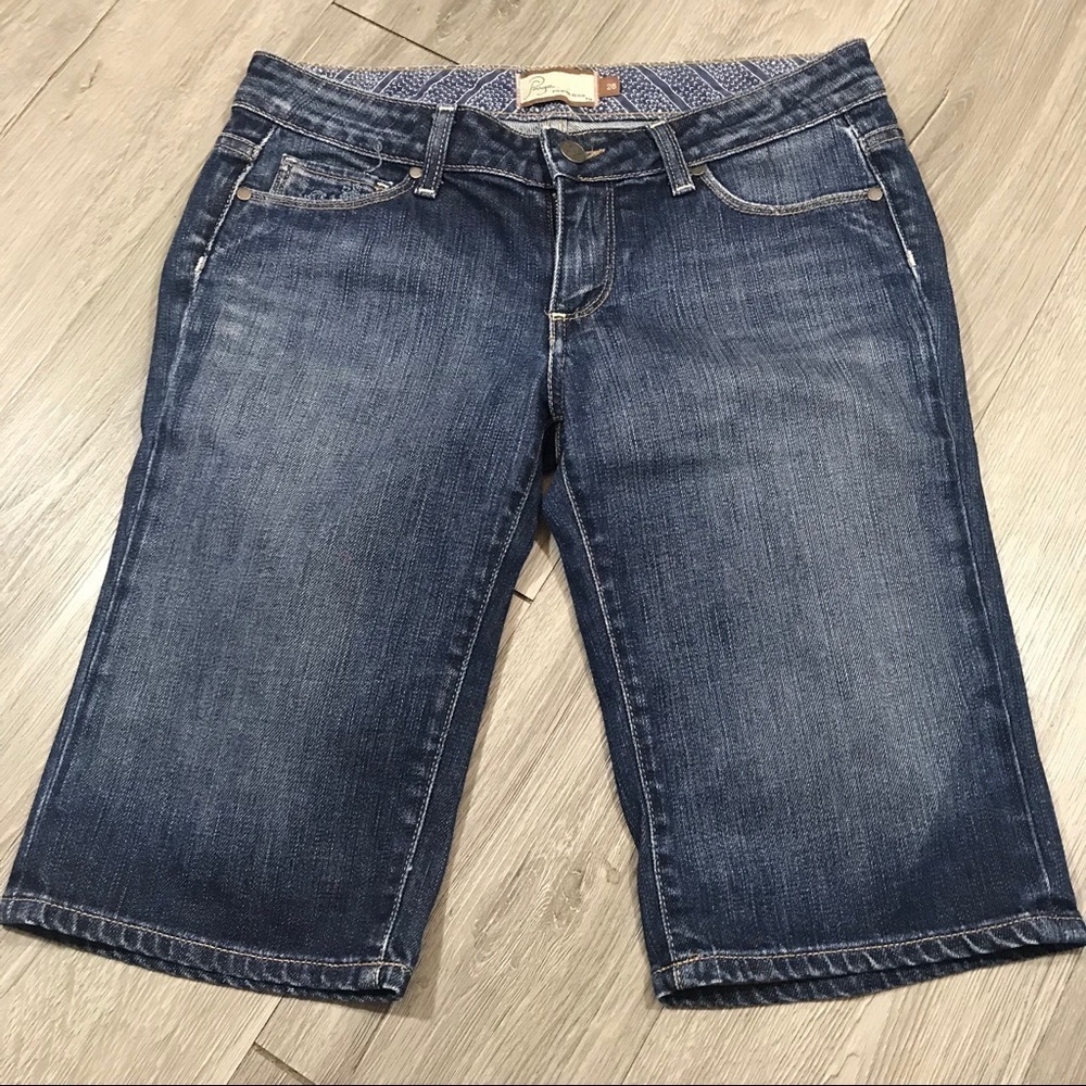 Paige Laurel Denim Bermuda Shorts‎ size 28